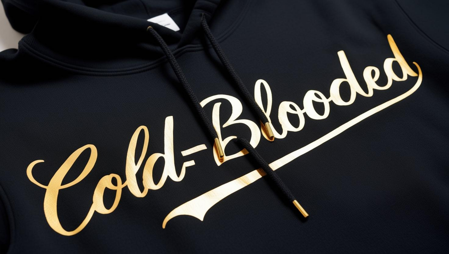 Cold-Blooded Hoodie - Minimalist Design for Cozy Comfort