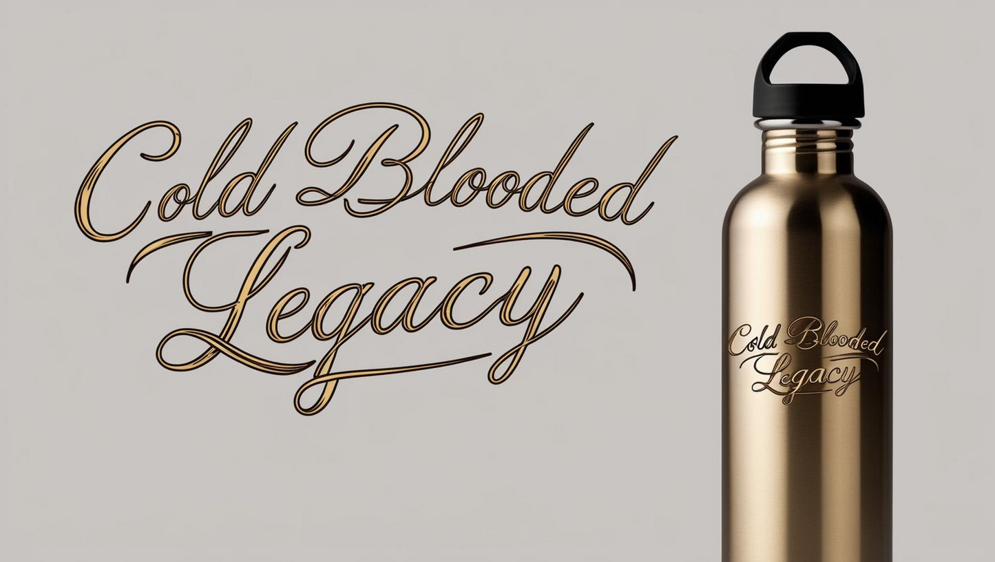 Cold-Blooded Legacy (Water Bottle) - ColdBlooded Co Design
